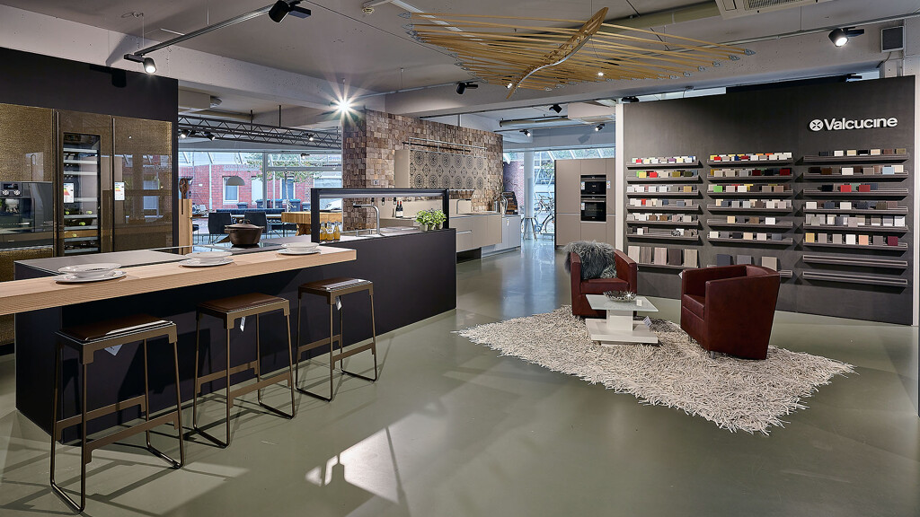 Valcucine keukenshowroom bij Ekelhoff Keukens Duitsland