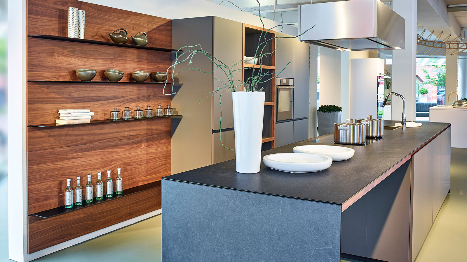 Prachtige italiaanse designkeuken van Valcucine in de lijn Forma Mentis. Bij Ekelhoff Keukens in Nordhorn