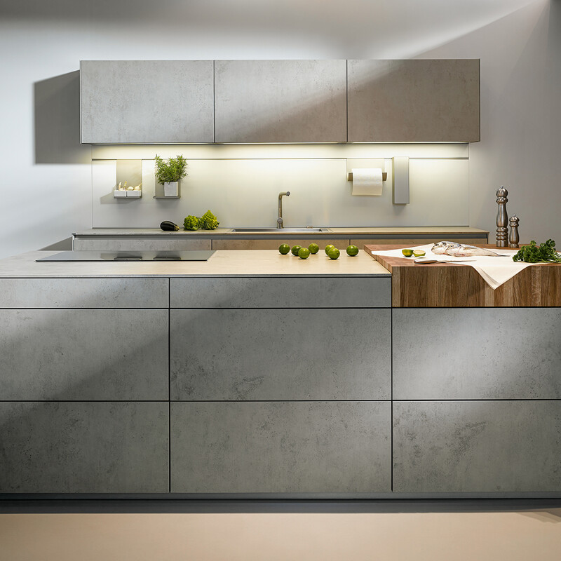 next125 NX950: Grifflose Kochinsel, Ekelhoff Küchen