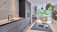 Bekijk deze prachtige next125 NX NX912 eilandkeuken  met matglasfronten en lees de keukenreview van onze klanten.