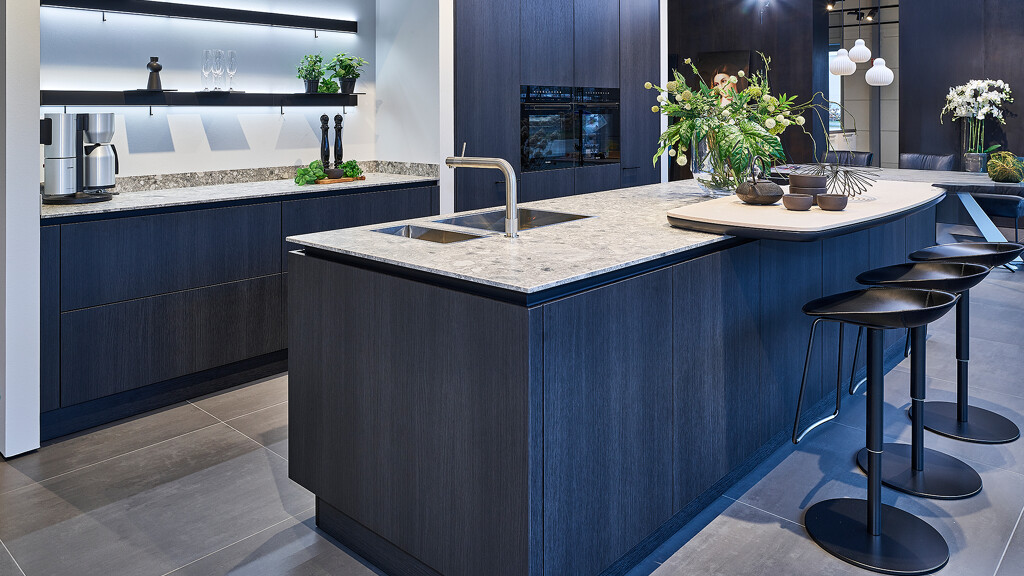 SieMatic S2-Eiken Darjeeling-keramiek Terrazo aanrechtblad-Ekelhof Keukens