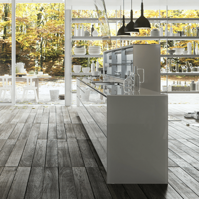Schöne italienische Designerküche von Valcucine in der Linie Artematica Vitrum. Jetzt Valcucine Küchen im Abverkauf bei Ekelhoff Küchen in Nordhorn