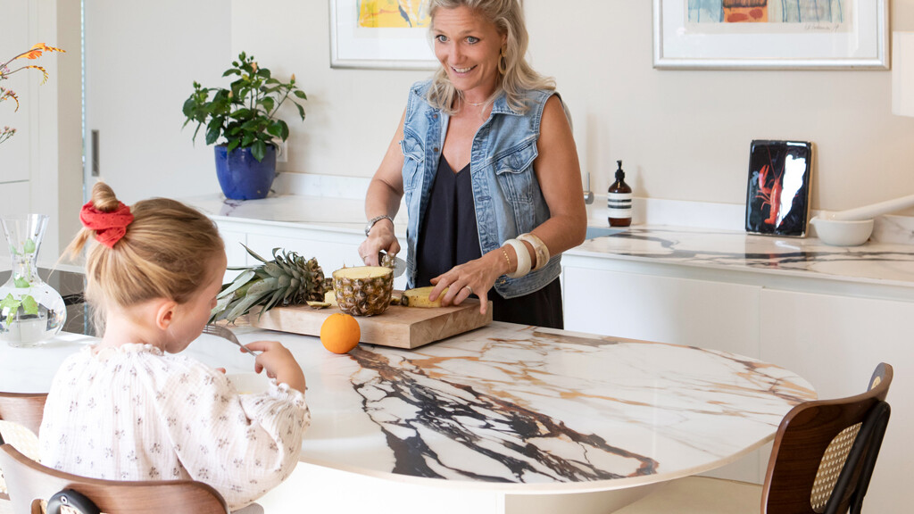 witte designkeuken met keramisch blad-Ekelhoff Keukens