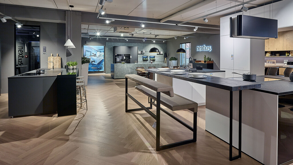 Doe keuken inspiratie op, met onze showroomkeukens van next125 bij Ekelhoff Keukens Duitsland