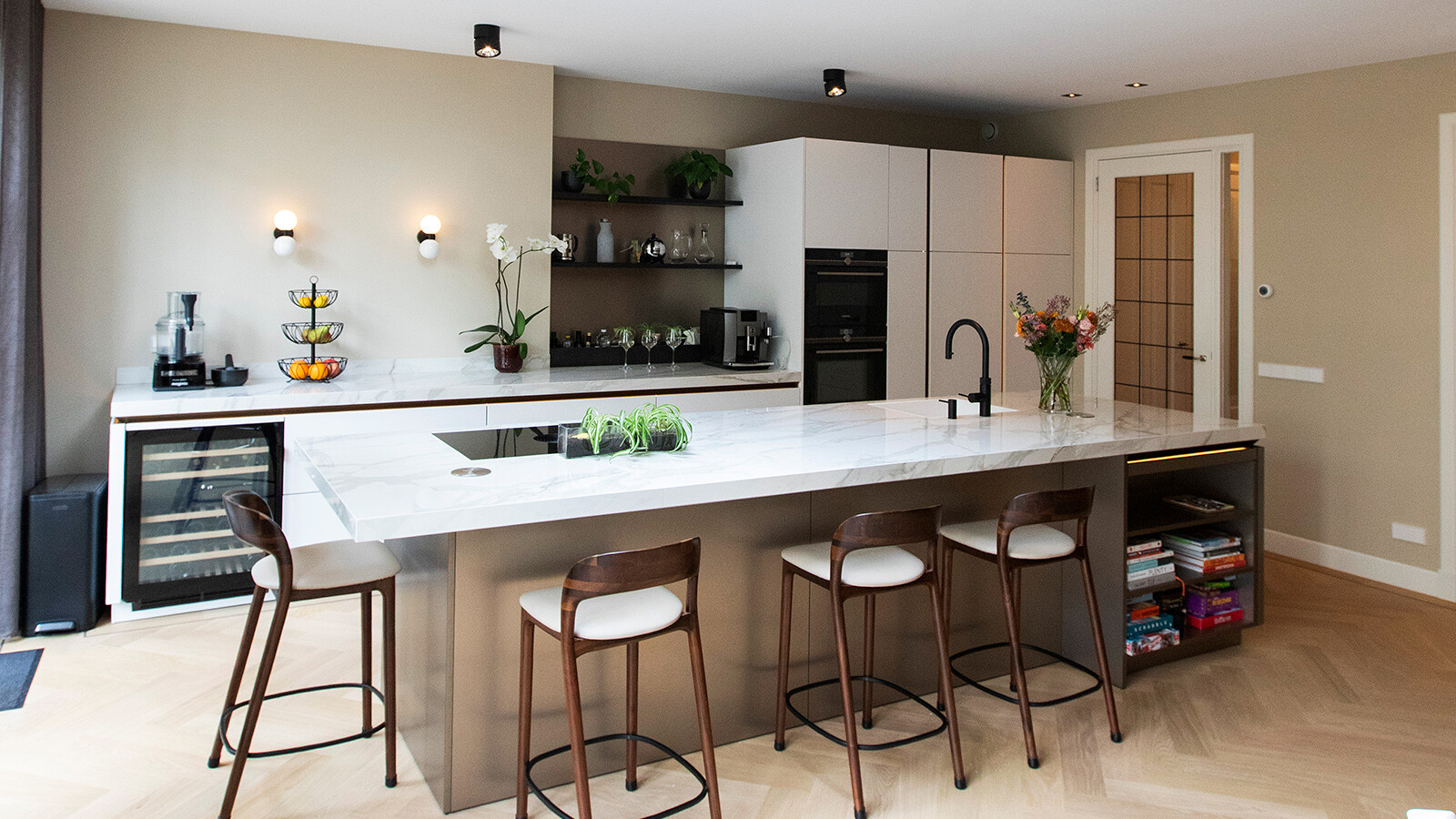 SieMatic keuken in Brons Metallic en Lotuswit-Amsterdam-Ekelhoff Keukens