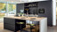 Contur keuken Zwarte eilandkeuken met kookeiland Ekelhoff Keukens 
