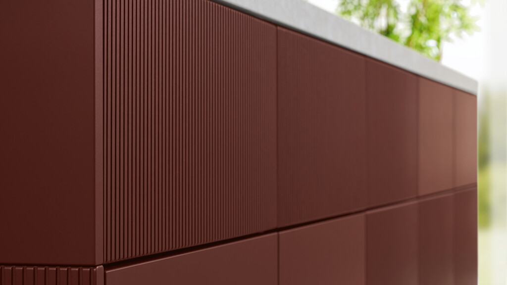 Ballerina Keukens: een combinatie van rillenfronten Talea en gladed fronten Resopal Pro. Ontdek Ballerina keukens bij Ekelhoff.