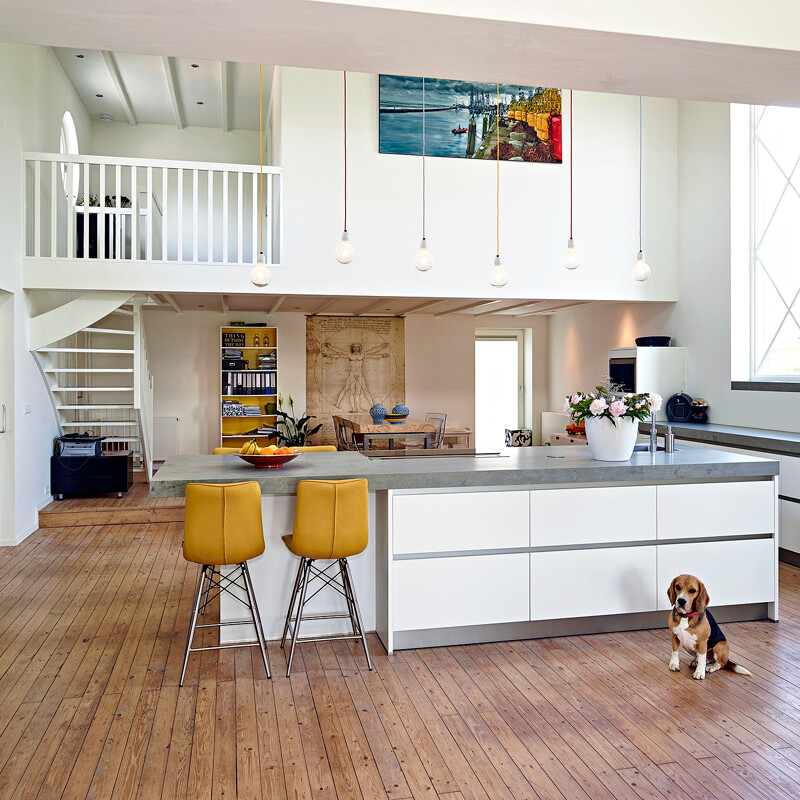 Contur Küche mit Betonlook Arbeitsplatte von Ekelhoff Küchen