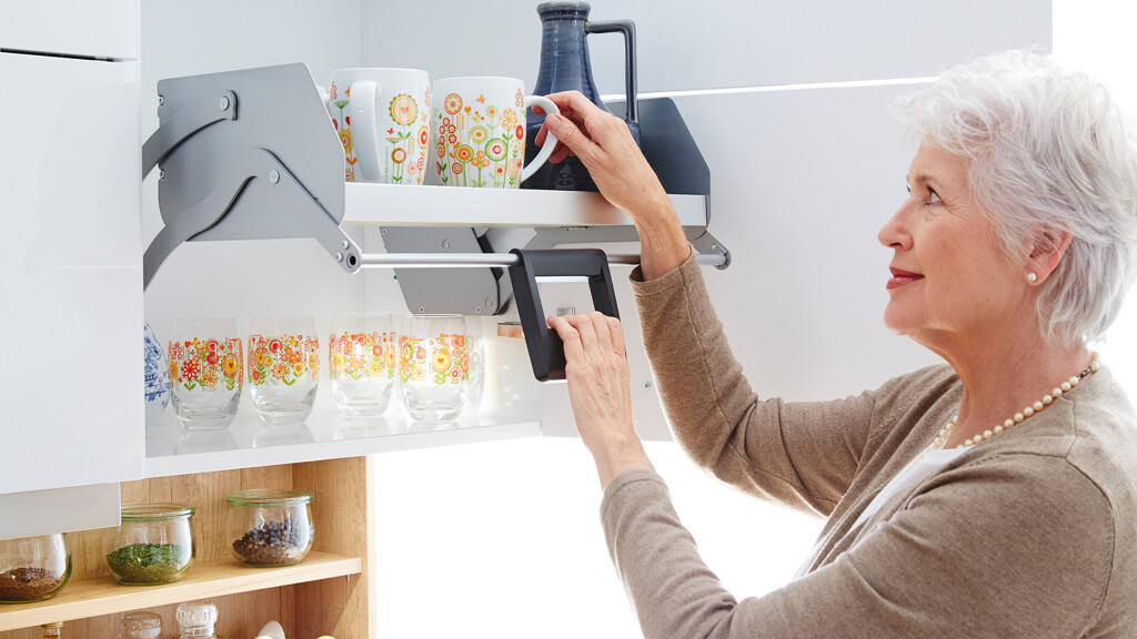 Ballerina Comfortkeuken - handige toepassingen in de keuken, voor minder mobiele mensen, mensen met bewegingsbeperkingen