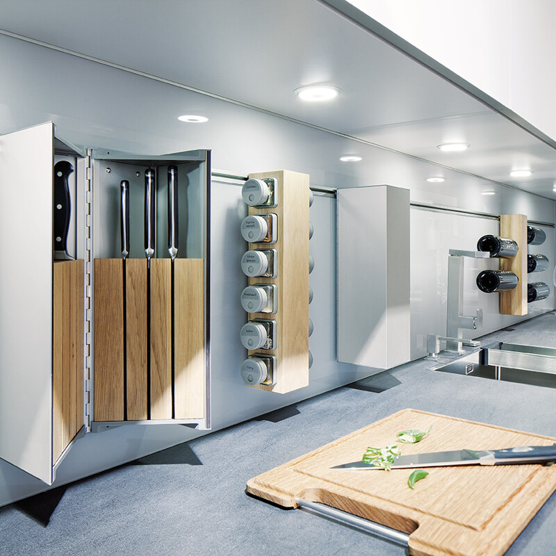 Next125 keukens cube elementen voor het opbergen van messen, kruiden, flessen enz.