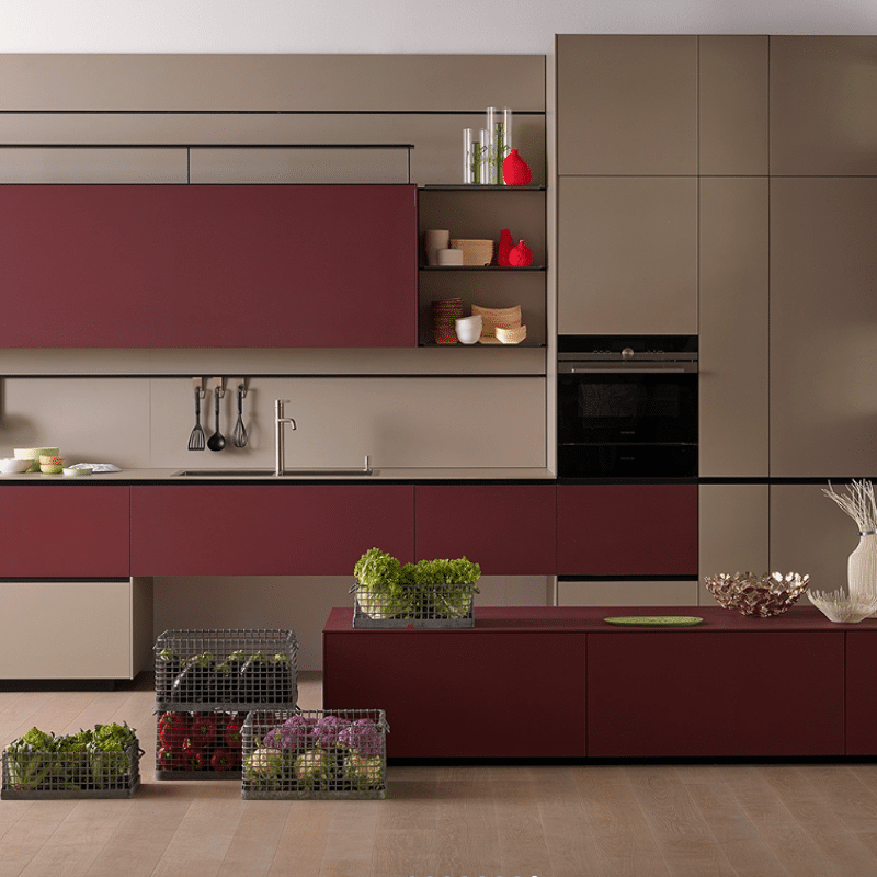 Italienische Designerküche von Valcucine in der Linie Ricciclantica. Valcucine Abverkauf bei Ekelhoff Küchen in Nordhorn