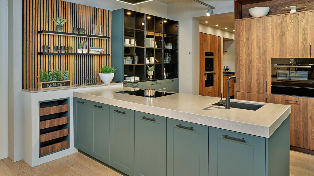 Groene keuken-Ballerina Keukens-Midnight green-Ekelhoff Kuechen