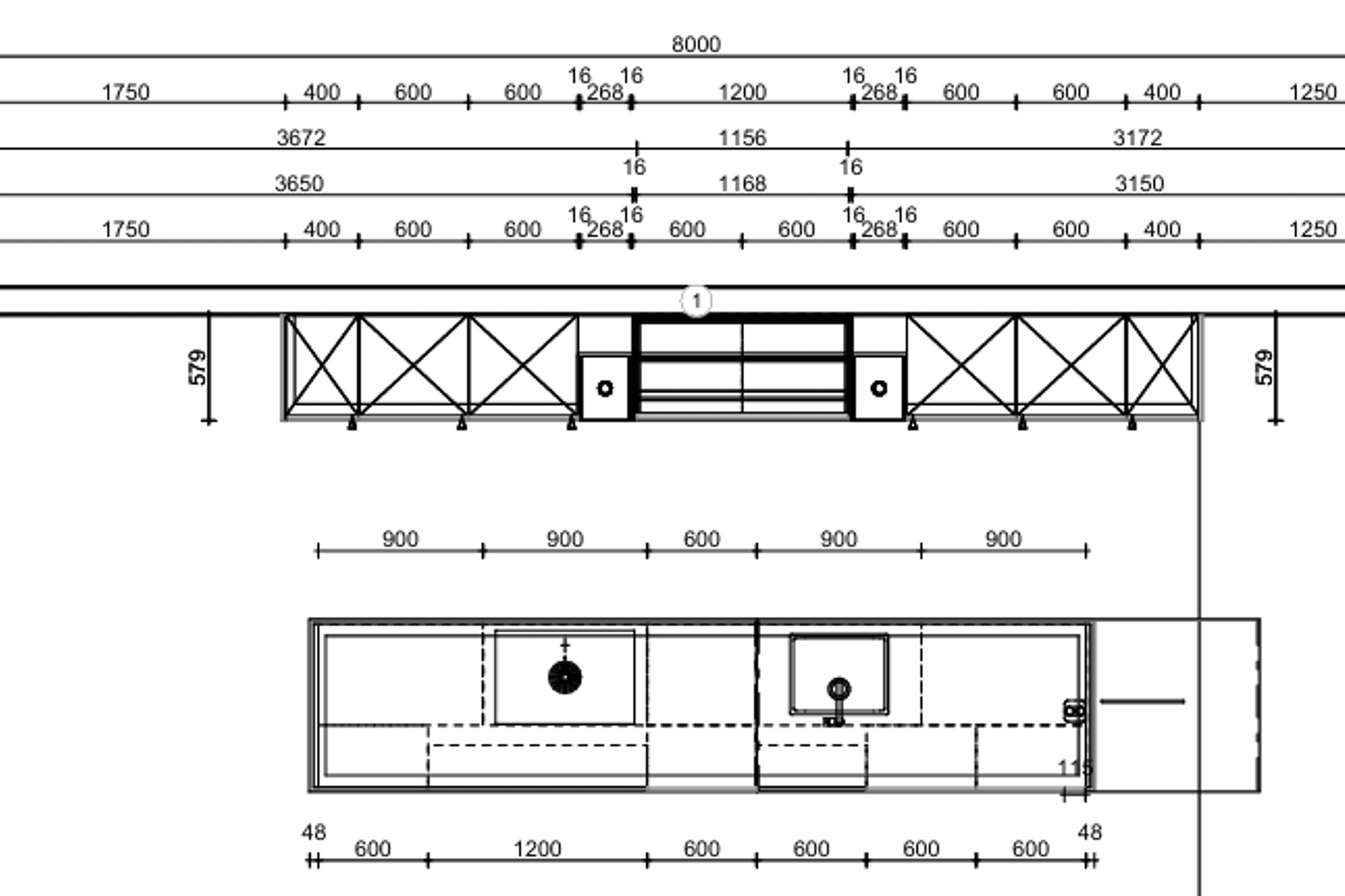 Grundriss Koje 21 KH 2024-Ekelhoff Küchen