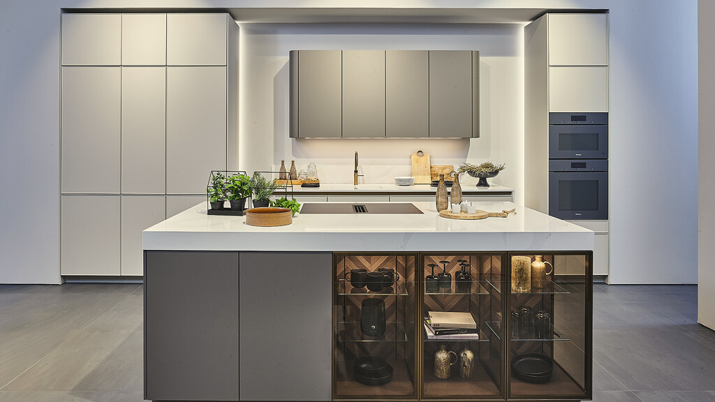 SieMatic SG6-S2-steengrijs-Vitrinekast-Ekelhoff Keukens
