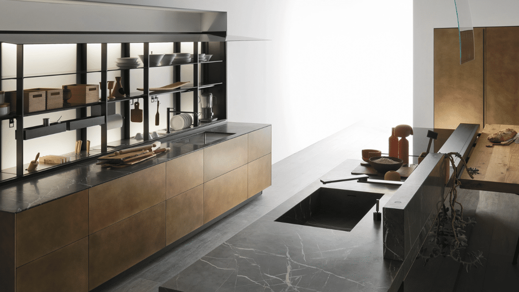 Schöne italienische Designerküche von Valcucine in der Linie Artematica. Bei Ekelhoff Küchen in Nordhorn