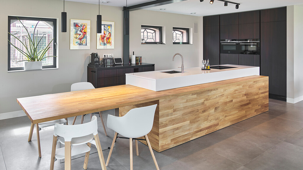 eikenhouten keuken-maatwerk-UNIKAT-Ekelhoff Keukens