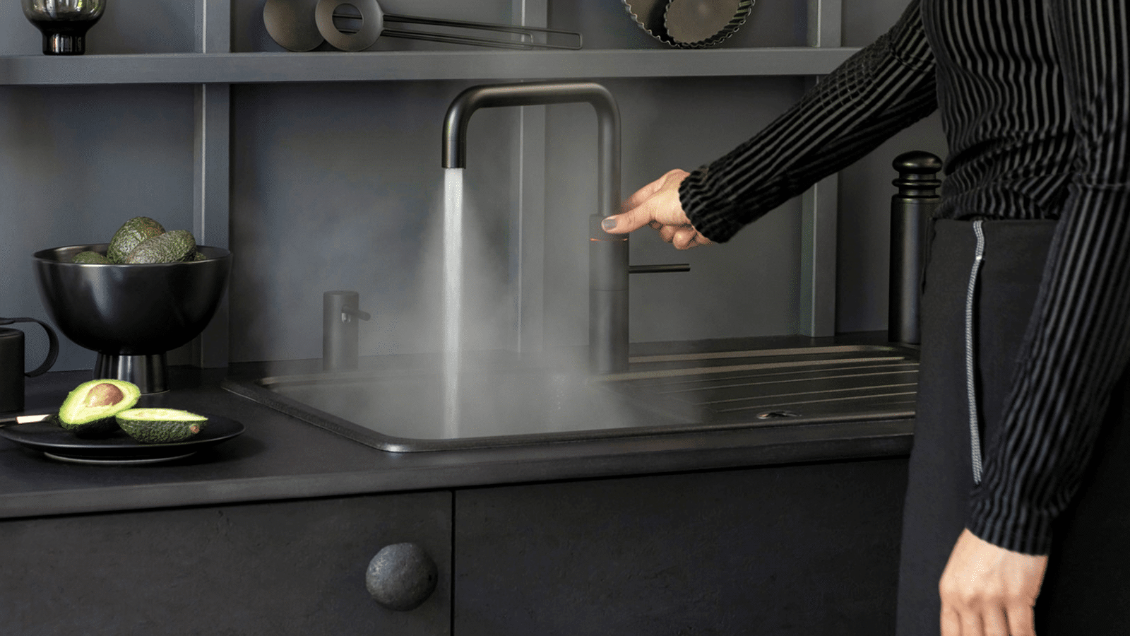 Quooker fusion square zwart_Ekelhoff Keukens Nordhorn