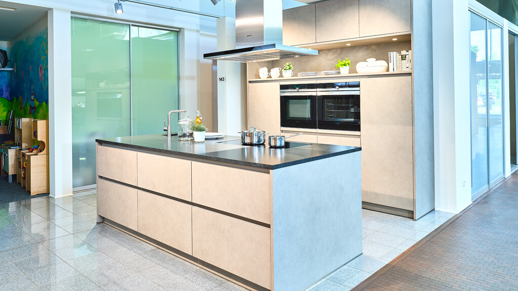 Betonlook Küche, Contur Elba, von Ekelhoff Küchen