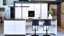 Witte eilandkeuken met keramiek werkblad en hoogglans fronten-speciale aanbieding- actieprijs-Ekelhoff Keukens