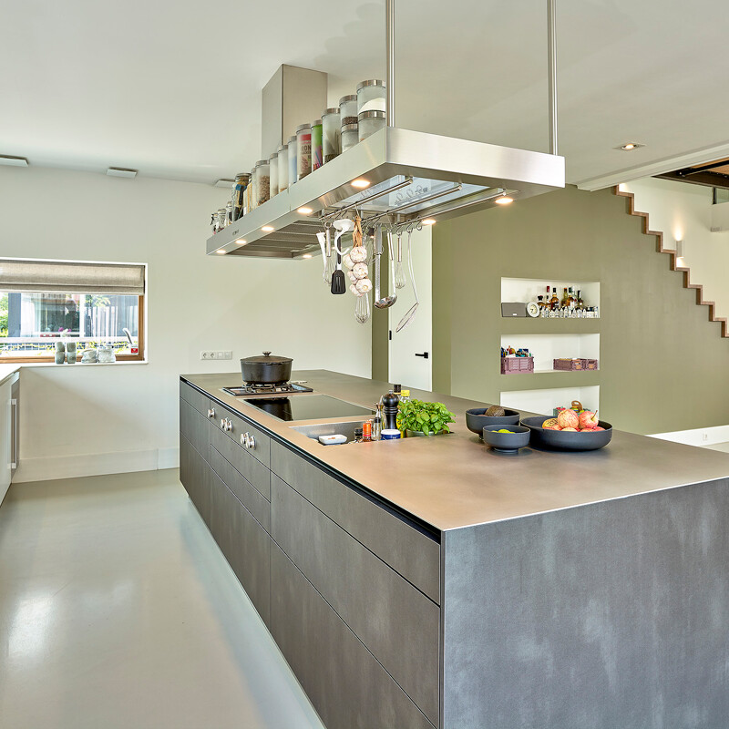 Keukeneiland-Industriële keuken_Contur_Gaggenau_Ekelhoff Keukens