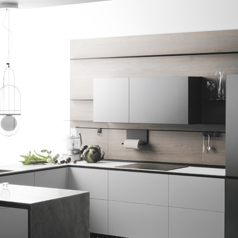 Schöne italienische Designerküche von Valcucine in der Linie Forma Mentis. Bei Ekelhoff Küchen in Nordhorn