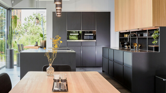 designkeuken met eiken van Ekelhoff Keukens Duitsland