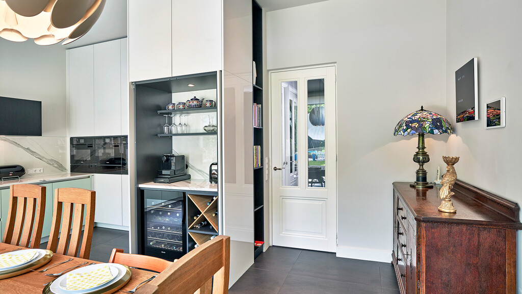 Ballerina hoekkeukenmet dekton werkblad van Ekelhoff Keukens