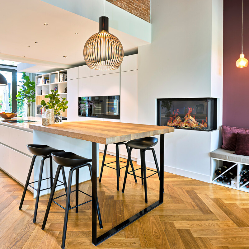 Ekelhoff Keukens next125 NX500 Duitse keuken. Keukeneiland met bartafel