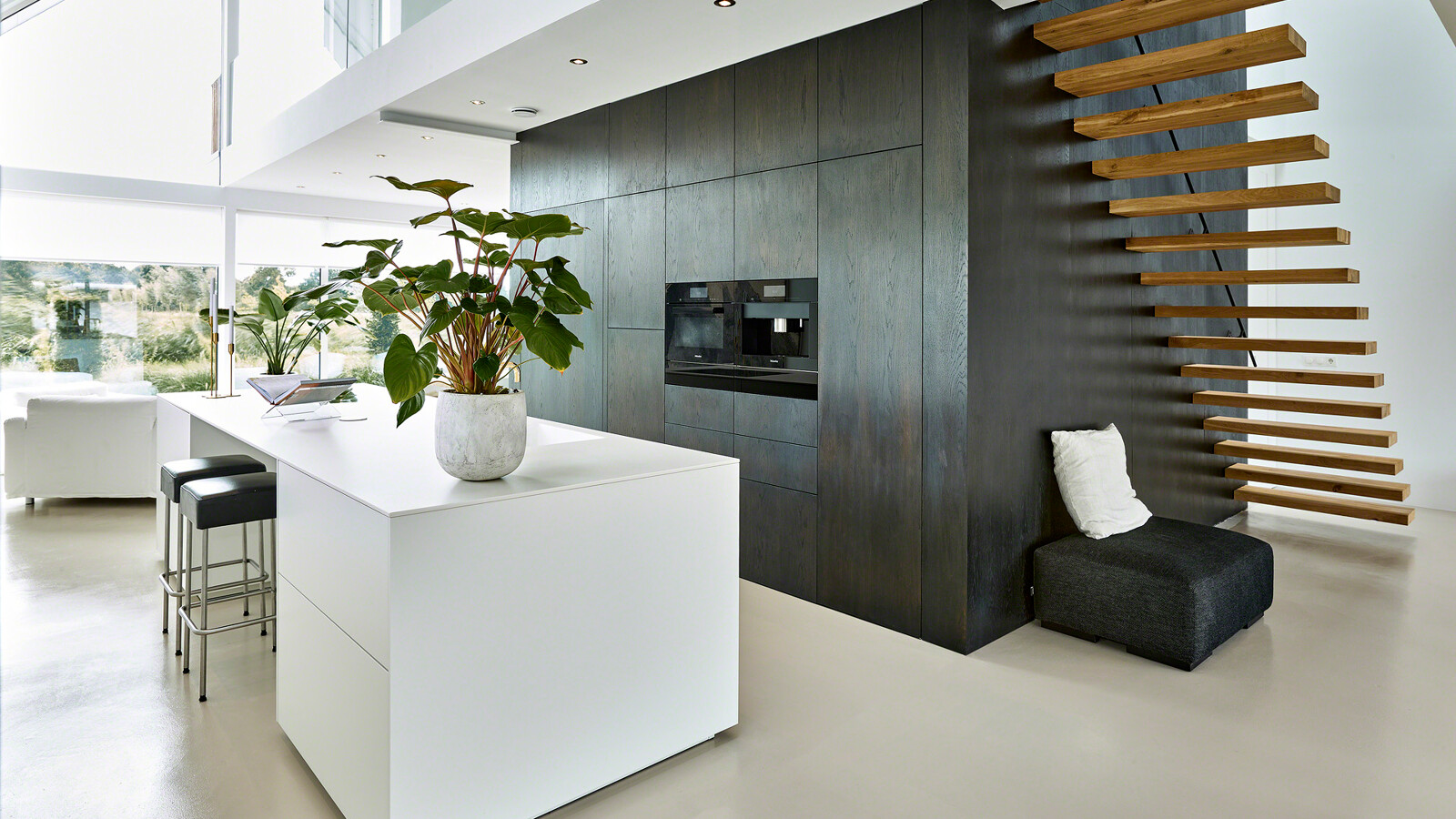 next125 NX510 keukenfronten met keramiek werkblad Ekelhoff Keukens Duitsland