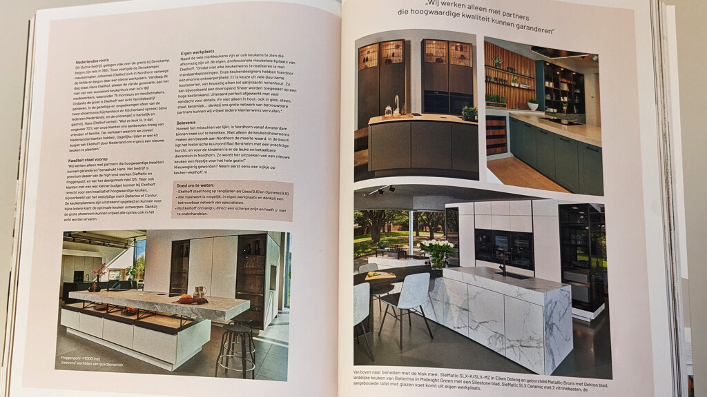 Leuk artikel over Ekelhoff Keukens in VT verbouwen - Keukeneditie