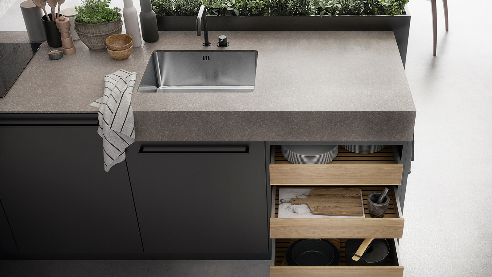 SieMatic Keuken Onderkast van SieMatic URBAN bij Ekelhoff Keukens