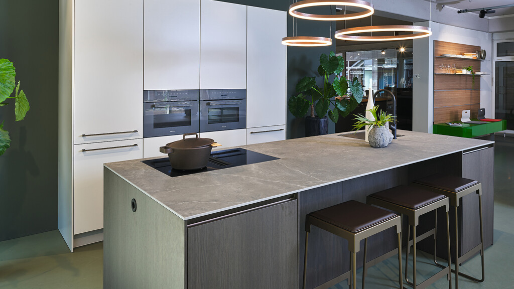 Showroomkeuken van Siematic SLX  - keuken van Ekelhoff Keukens in Nordhorn