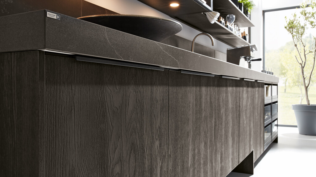 Ballerina keukenfront Riva in Burnt Wood Optik. Ontdek Ballerina Keukens bij Ekelhoff in Nordhorn