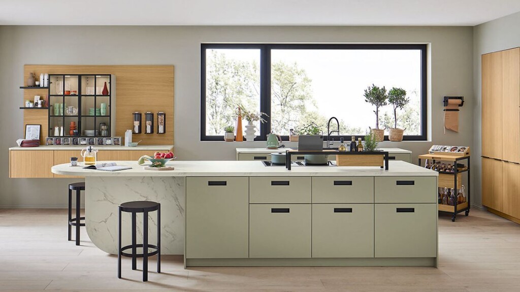 lichtgroene keuken-Ballerina Keukens-Jadegroen-Ekelhoff Keukens