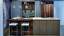 SieMatic showroom keuken Pure eilandkeuken in Umbra fluweelmat met rookeiken 