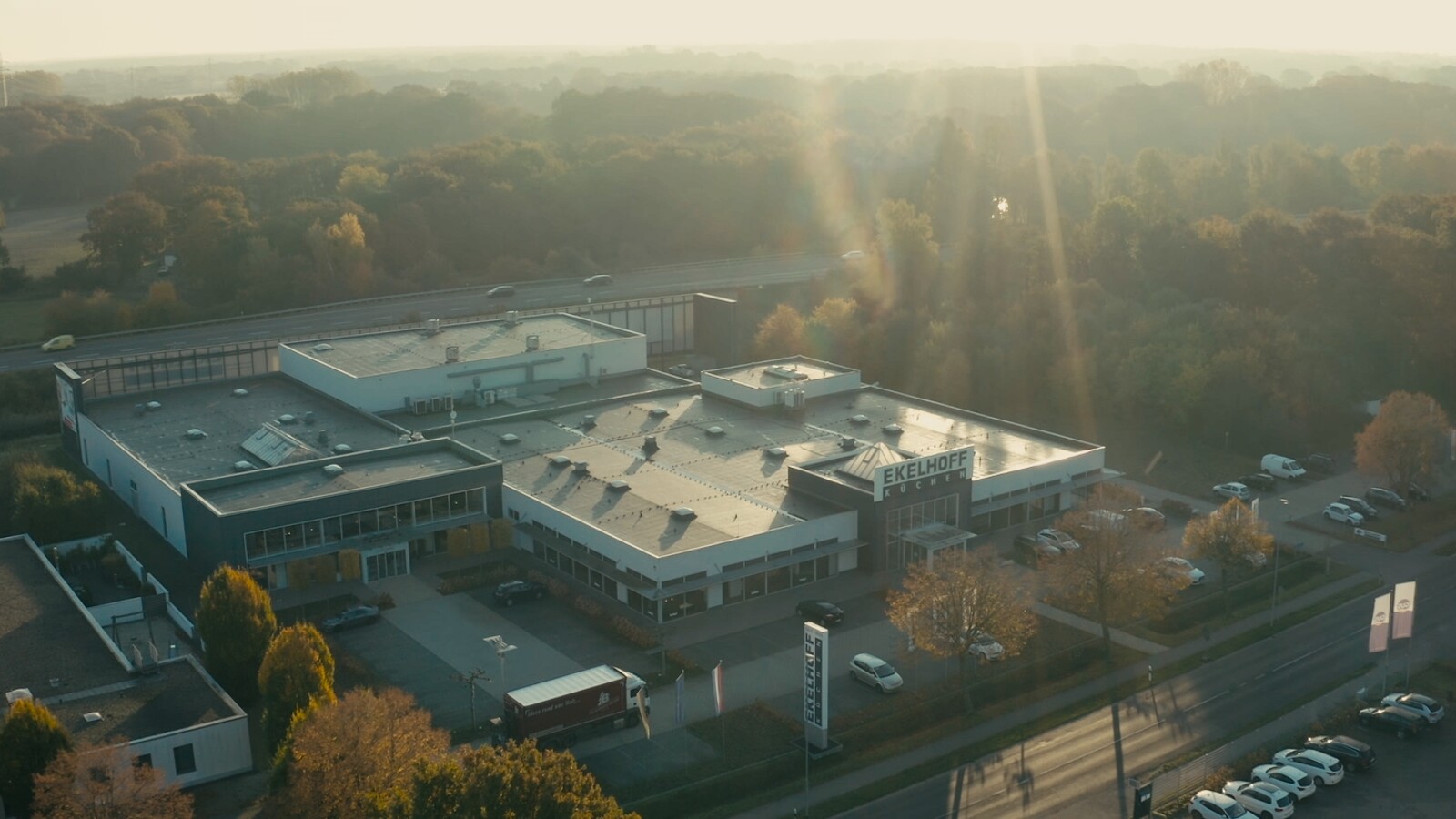 Ekelhoff Keukens-filiaal Kuechenland - luchtopname