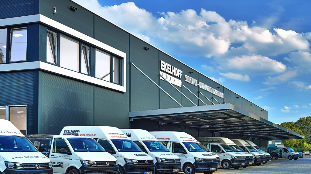 Magazijn van Ekelhoff Keukens in Nordhorn