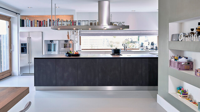 Industriële keuken van Contur met Gaggenau apparatuur_Ekelhoff Keukens