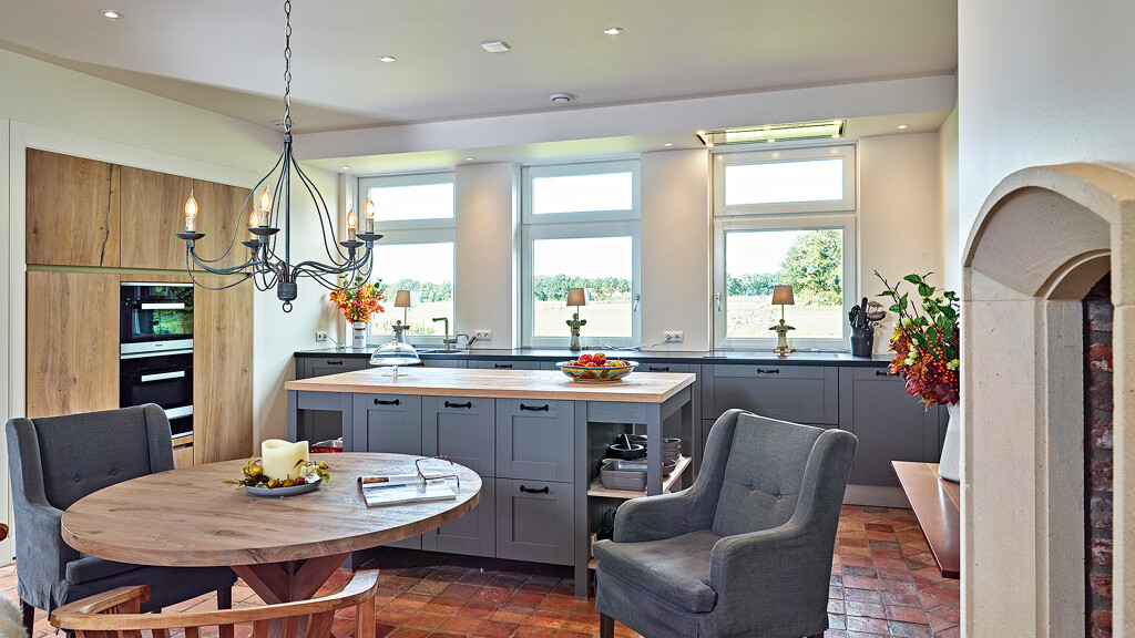 Moderne Landhausküche-Küche mit Holz von Ekelhoff Küchen Deutschland