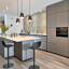 next125 kitchen NX912 kitchenisland with glass doors - Ekelhoff Kitchen